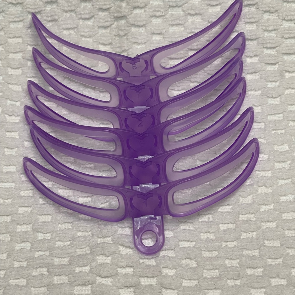 Purple Plastic Eyebrow Template‎ (6)